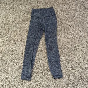 Lululemon Wunder Under Grey Leggings size 4